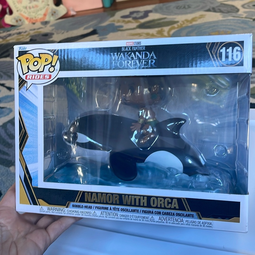 Namor with orca funko pop